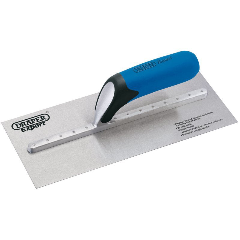 Soft Grip Stainless Steel Plastering Trowel (280mm) Main Image