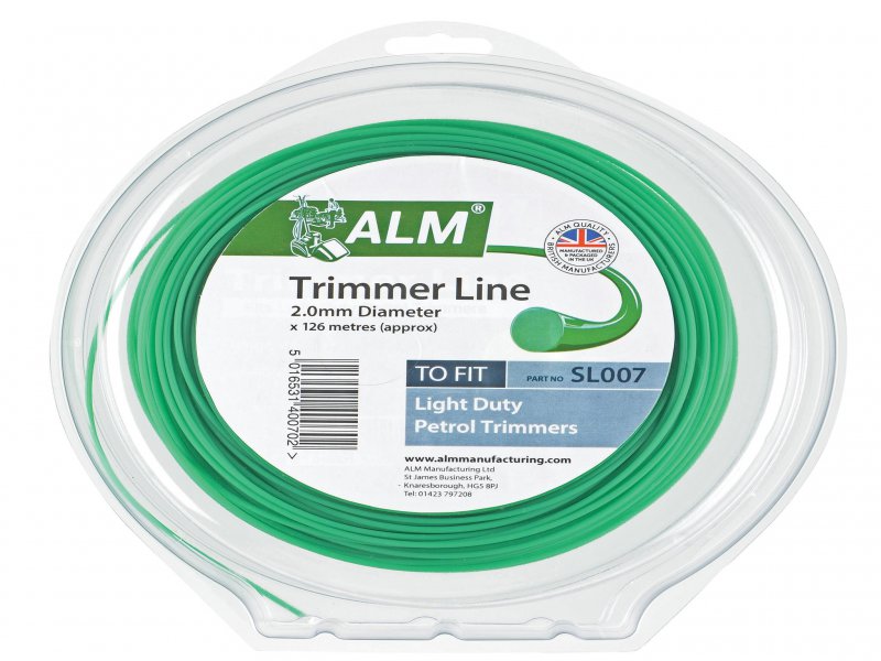 ALM Manufacturing SL007 Light-Duty Petrol Trimmer Line 2.0mm x 126m Main Image