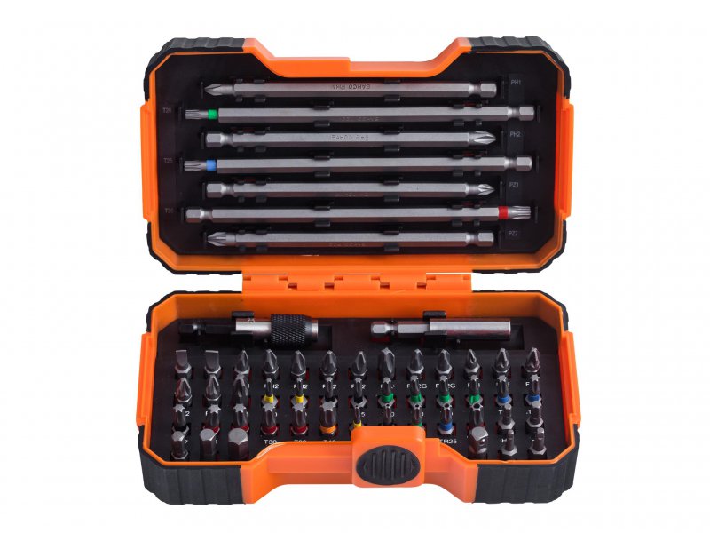 Bahco 59/S54BC Colour Coded Bit Set, 54 Piece Main Image