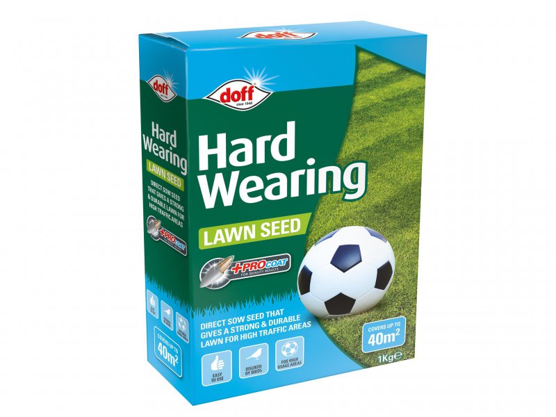 DOFF Hard Wearing Lawn Seed 1kg Main Image