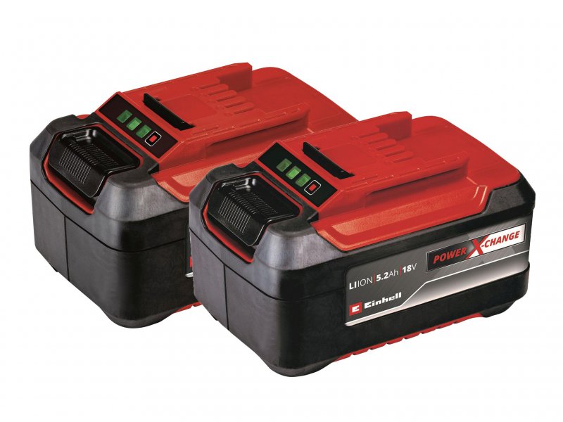 Einhell Power X-Change Battery Twin Pack 18V 5.2Ah Li-ion Main Image