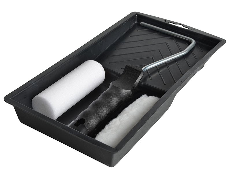 Faithfull Mini Roller Frame, Tray & 2 Refills Main Image
