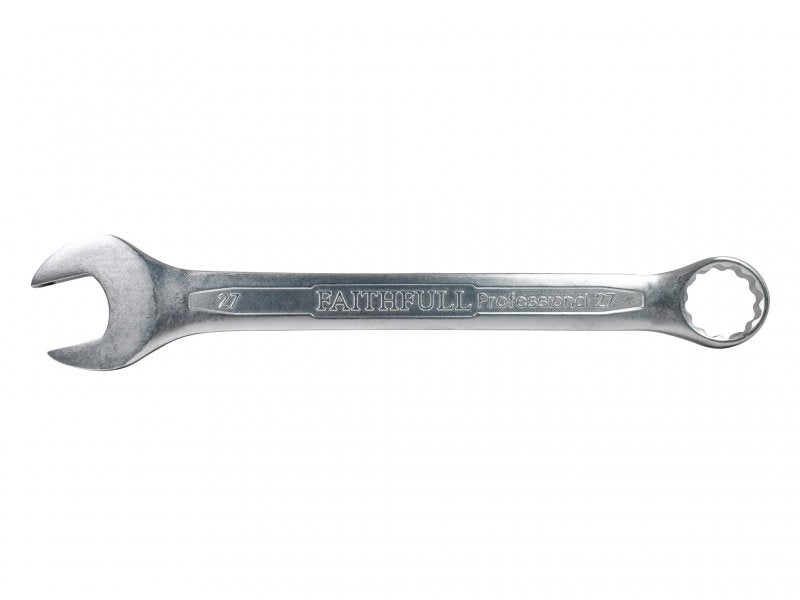 Faithfull Combination Spanner - CV Satin Finish - 27mm Main Image