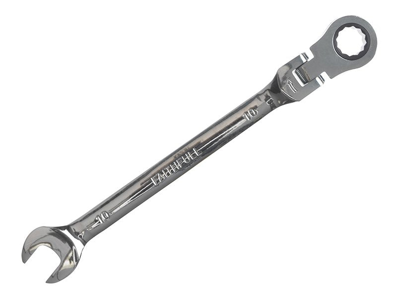 Faithfull Ratchet Combination Spanner Flex Head CV 10mm Main Image