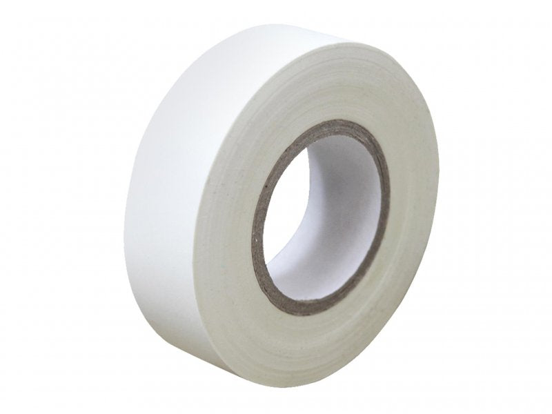Faithfull PVC Electrical Tape - 19mm x 20m - White Main Image