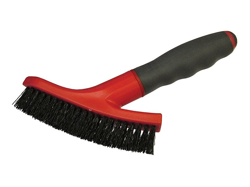 Faithfull Grout Scrubbing Brush Soft Grip Handle Main Image