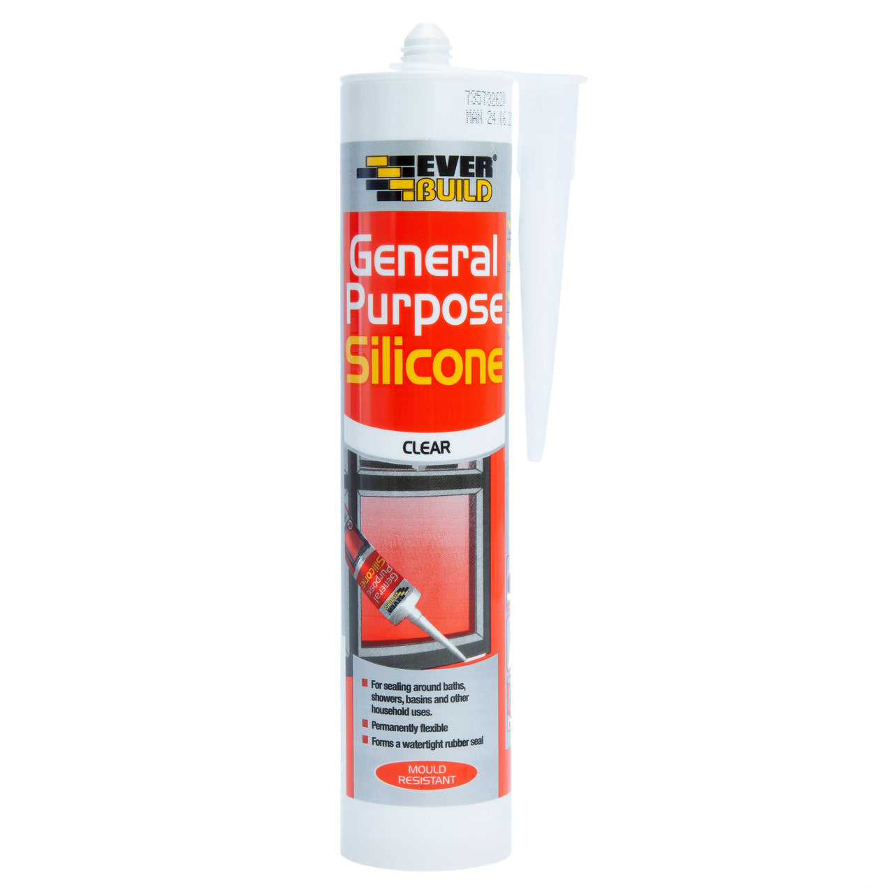 Everbuild General Purpose Silicone - Clear Trans C3 Main Image