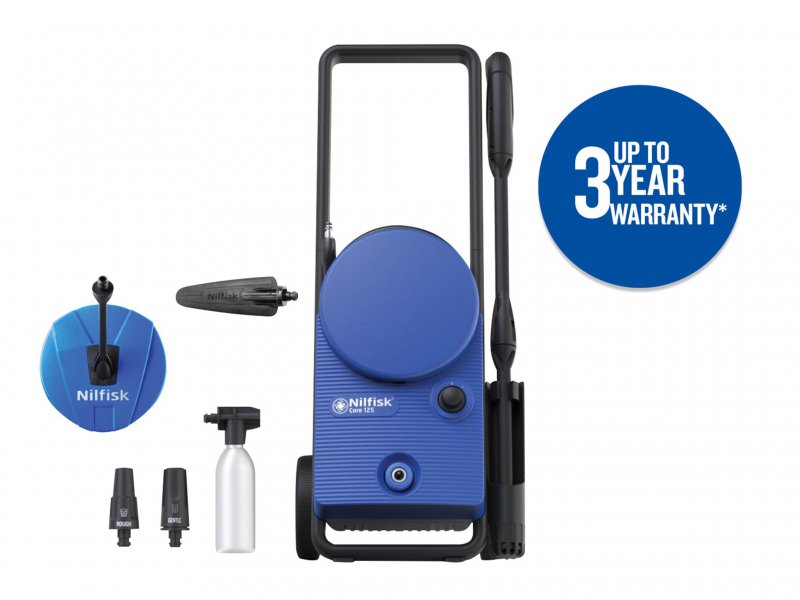 Nilfisk Alto (Kew) CORE 125 - Home & Garden Pressure Washer - 125 bar - 240V Main Image