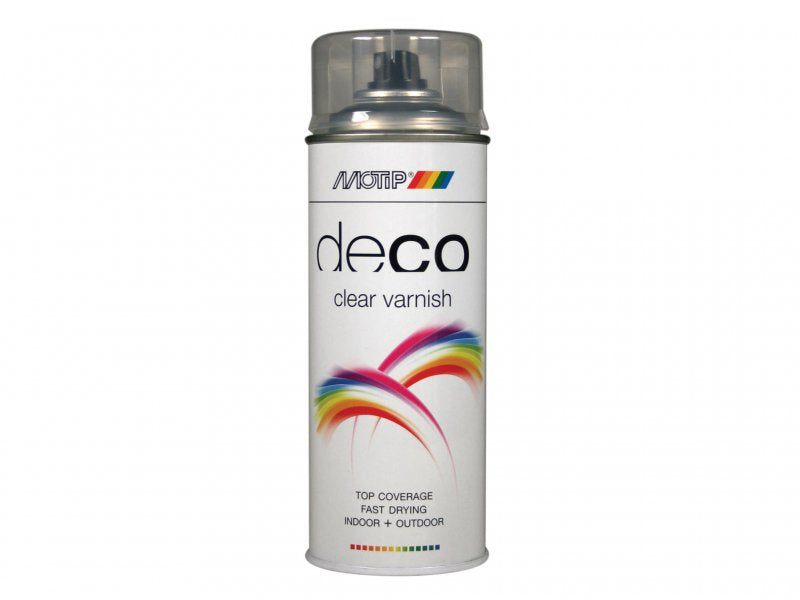 MOTIP Deco Spray Clear Lacquer High Gloss 400ml Main Image