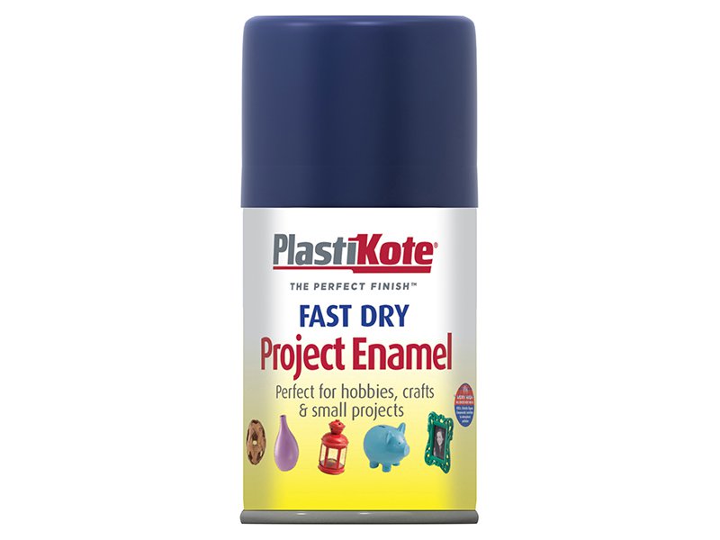 Plasti-kote Fast Dry Enamel Aerosol Night Blue 100 ml Main Image