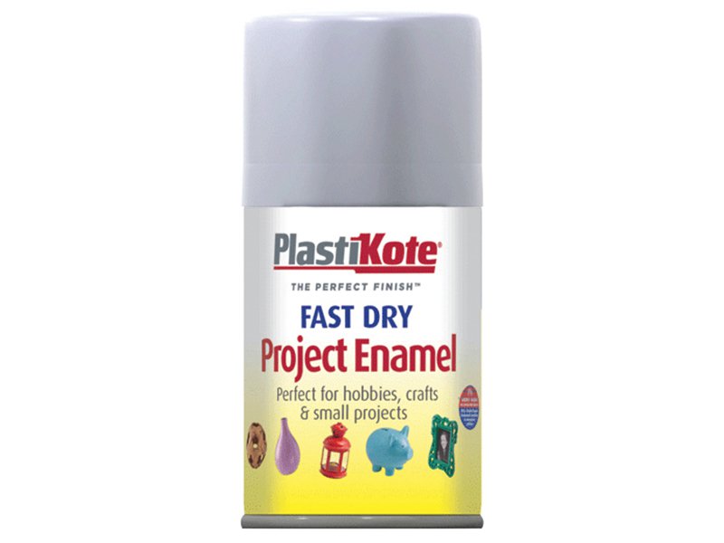 Plasti-kote Fast Dry Enamel Aerosol Aluminium 100 ml Main Image