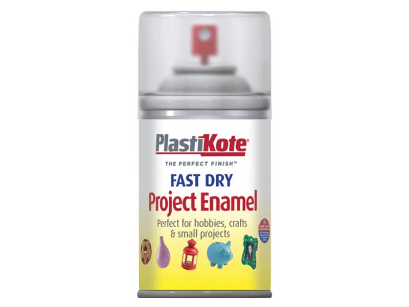 Plasti-kote Fast Dry Enamel Aerosol Clear 100 ml Main Image
