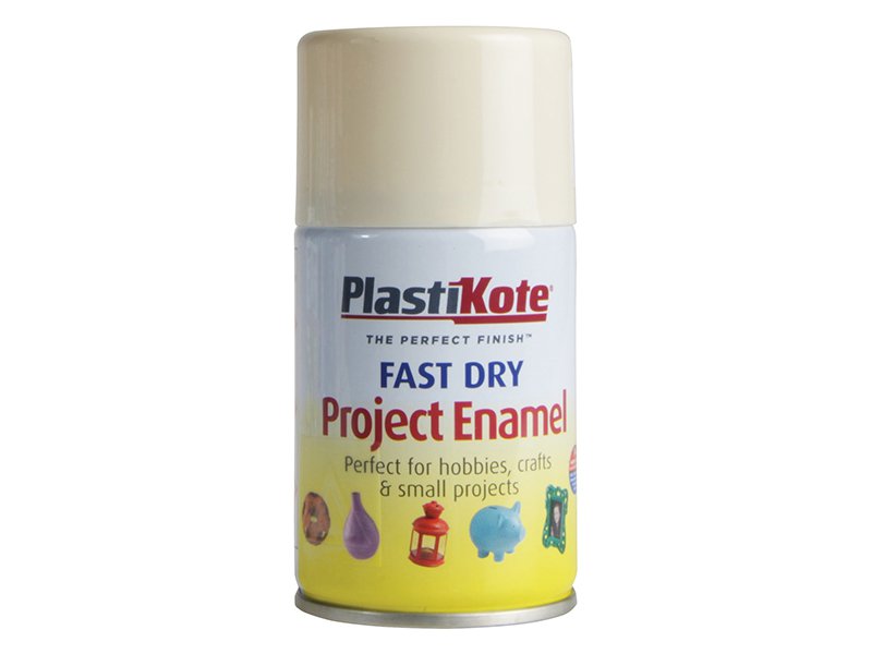 Plasti-kote Fast Dry Enamel Aerosol De La Creme 100 ml Main Image