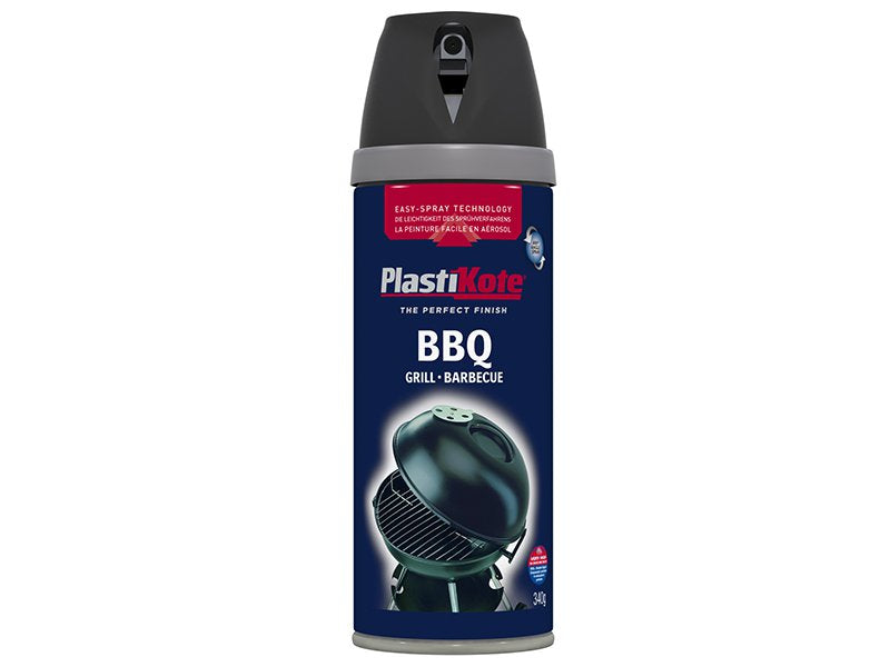 Plasti-kote BBQ Twist & Spray Black 400 ml Main Image
