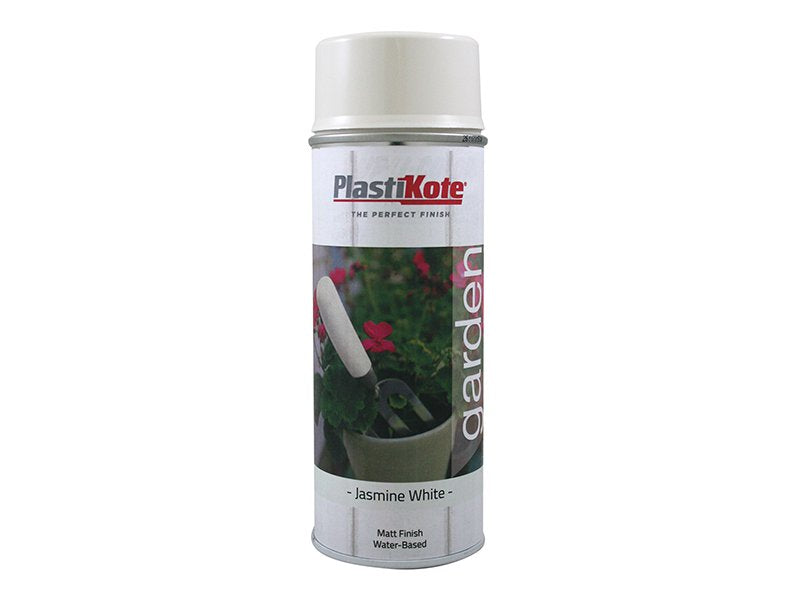 Plasti-kote Garden Colours Spray Paint Jasmine White 400ml Main Image