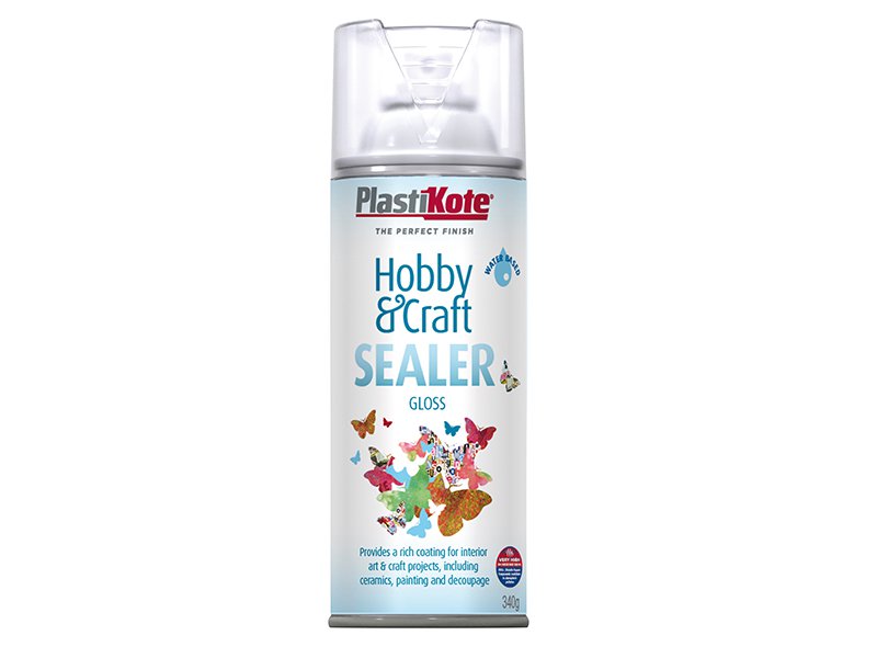 Plasti-kote Hobby & Craft Sealer Spray Clear Gloss 400ml Main Image