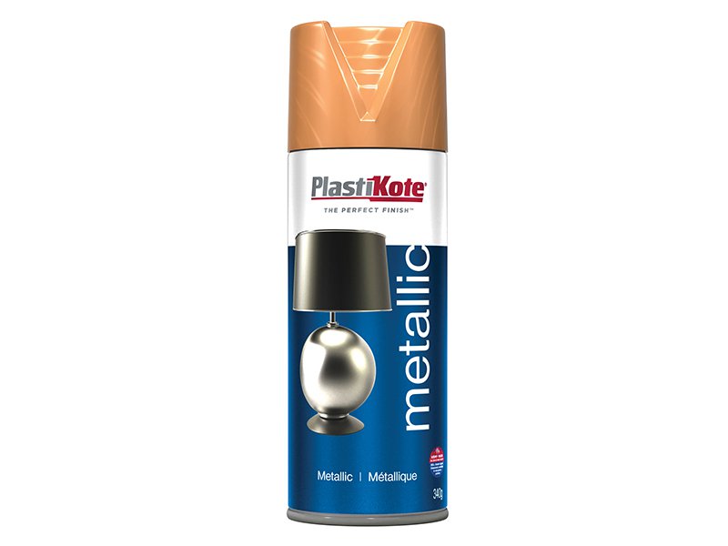 Plasti-kote Metallic Spray Flat Copper 400 ml Main Image