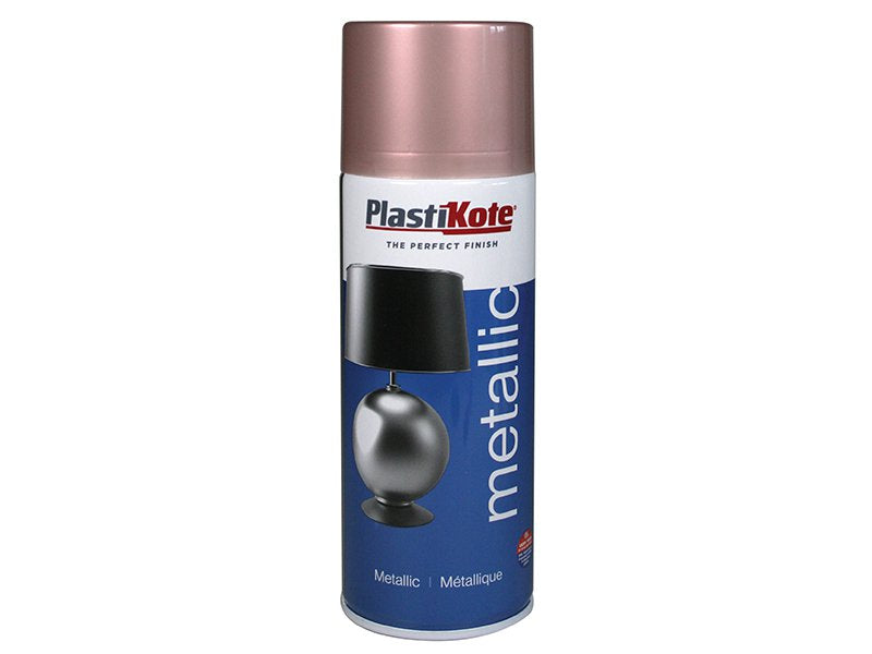 Plasti-kote Metallic Spray Rose Gold 400ml Main Image