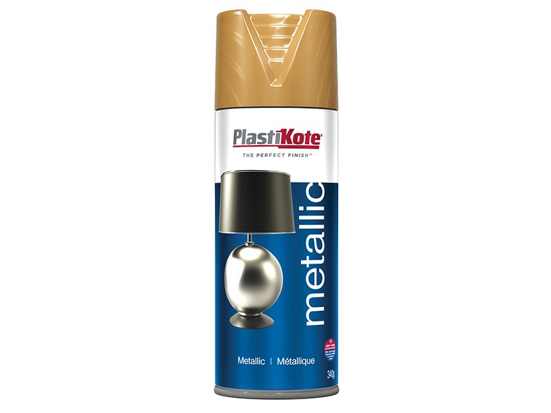 Plasti-kote Metallic Spray Antique Gold 400 ml Main Image