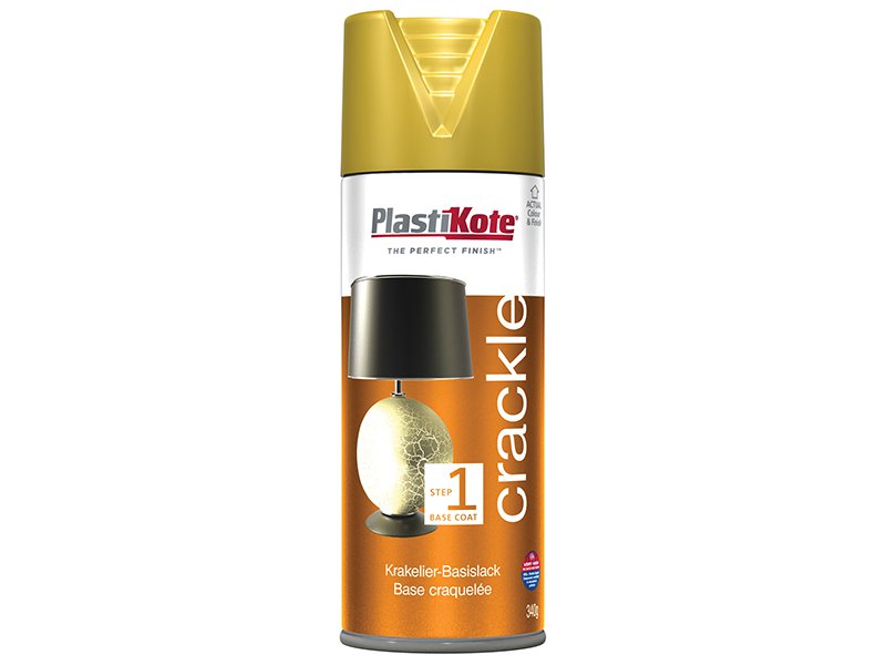 Plasti-kote Crackle Touch Spray Gold Base Coat 400 ml Main Image