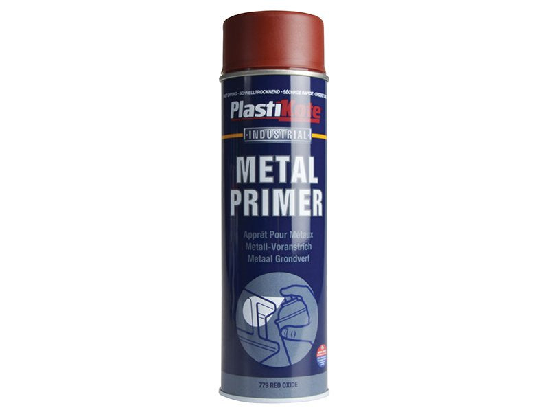 Plasti-kote Industrial Primer Spray Red Oxide 500 ml Main Image