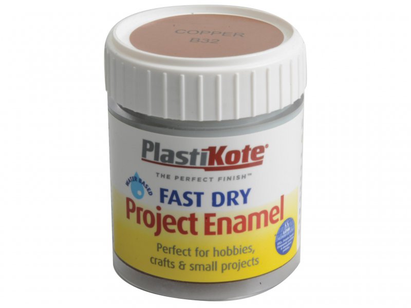 Plasti-kote Fast Dry Enamel Paint B32 Bottle 59 ml Copper Main Image