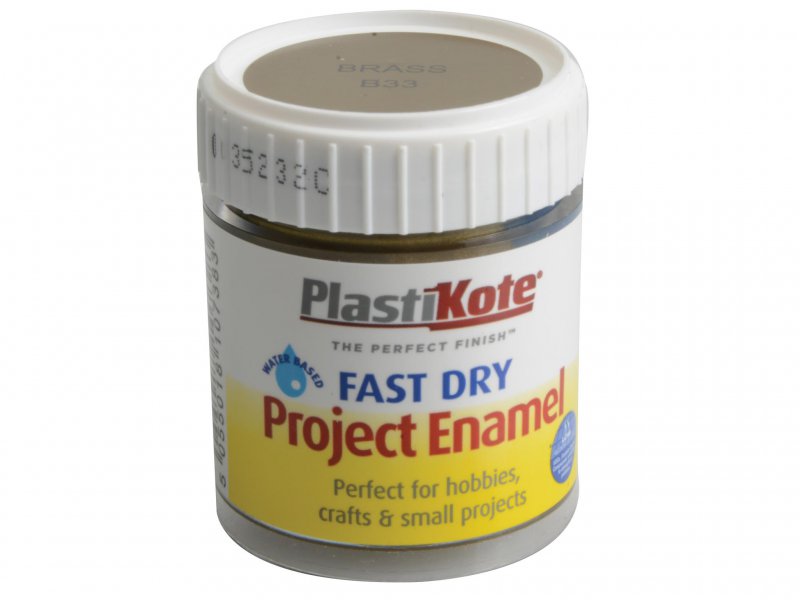 Plasti-kote Fast Dry Enamel Paint B33 Bottle 59 ml Brass Main Image