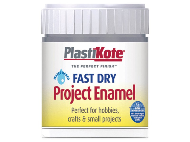 Plasti-kote Fast Dry Enamel Paint B52 Bottle 59 ml Pewter Main Image