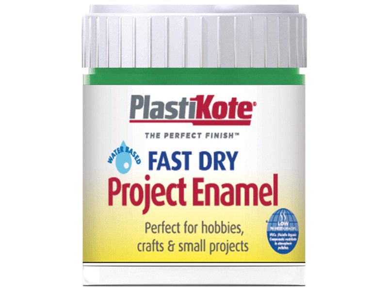 Plasti-kote Fast Dry Enamel Paint B9 Bottle 59 ml Garden Green Main Image