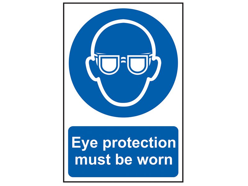 Scan Eye Protection Must Be Worn - PVC 200 x 300mm Main Image