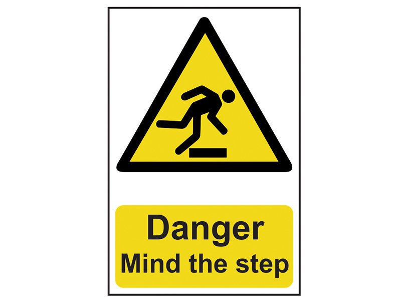 Scan Danger Mind the step - PVC 200 x 300mm Main Image