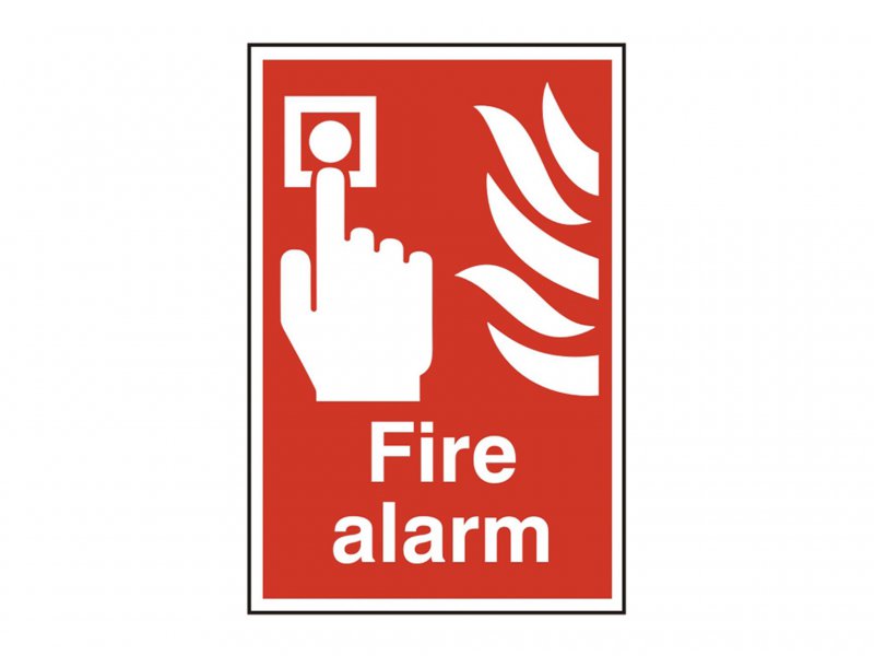 Scan Fire Alarm - PVC Sign 200 x 300mm Main Image