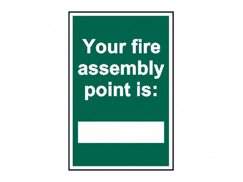 Scan Your Fire Assembly Point is - PVC Sign 200 x 300mm Main Image