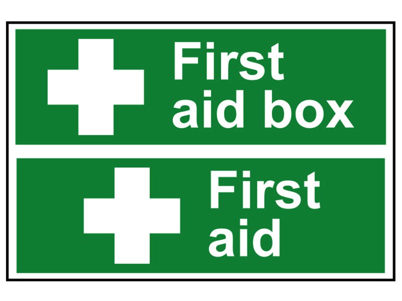 Scan First Aid Box / First Aid - PVC 300 x 200mm Main Image