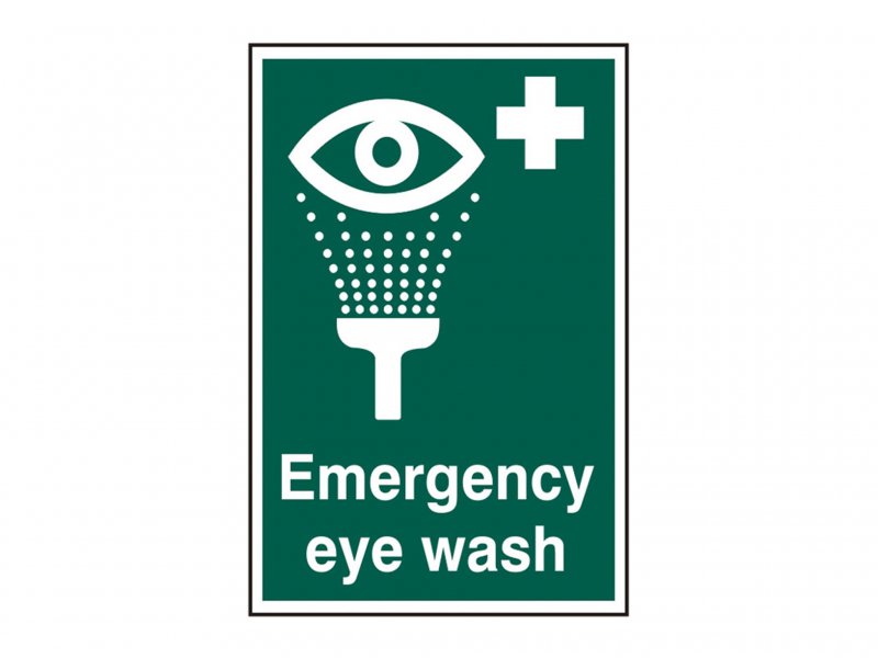 Scan Emergency Eye Wash - PVC Sign 200 x 300mm Main Image