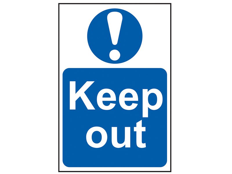 Scan Keep Out - PVC 400 x 600mm Main Image