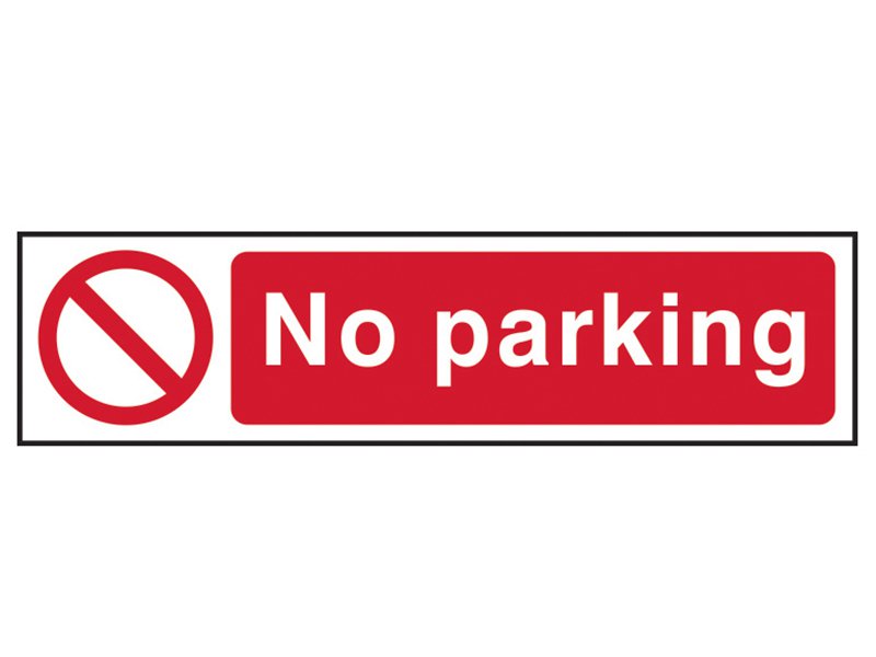 Scan No Parking - PVC 200 x 50mm Main Image
