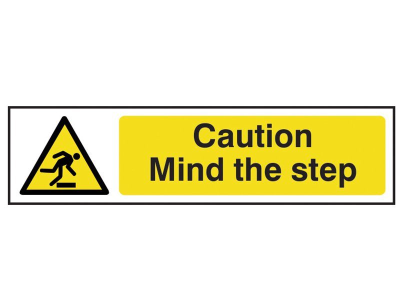 Scan Caution Mind The Step - PVC 200 x 50mm Main Image