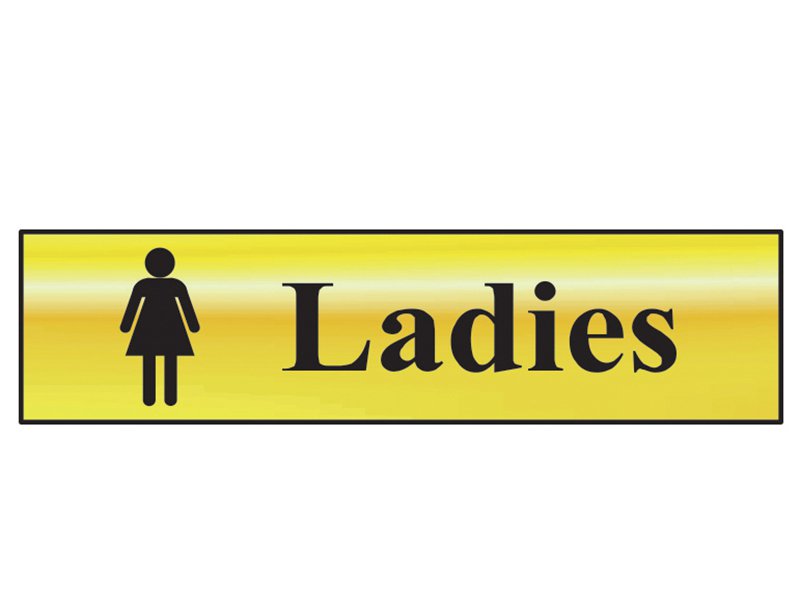 Scan Ladies - Polished Brass Effect 200 x 50mm Main Image