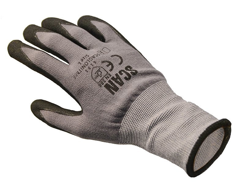 Scan Breathable Microfoam Nitrile Gloves - Medium (Size 8) Main Image
