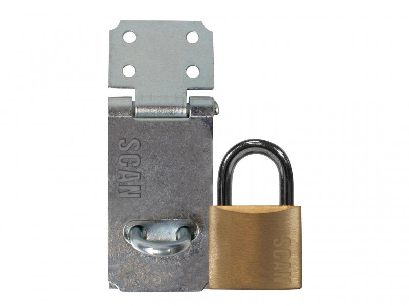 Scan Hasp and Staple 64mm + 40mm Padlock Main Image