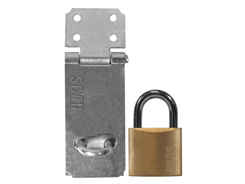 Scan Hasp and Staple 89mm + 40mm Padlock Main Image