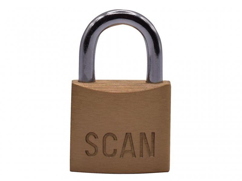 Scan Brass Padlock 30mm Main Image