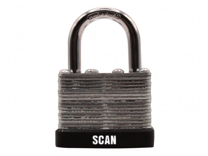 Scan Laminated Steel Padlock 40mm Main Image