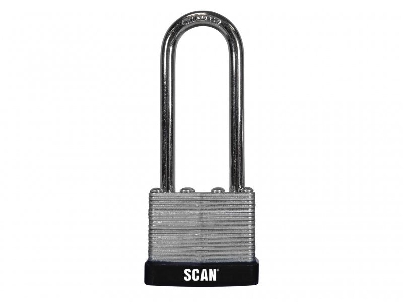 Scan Laminated Steel Padlock 40mm Long Shackle Main Image