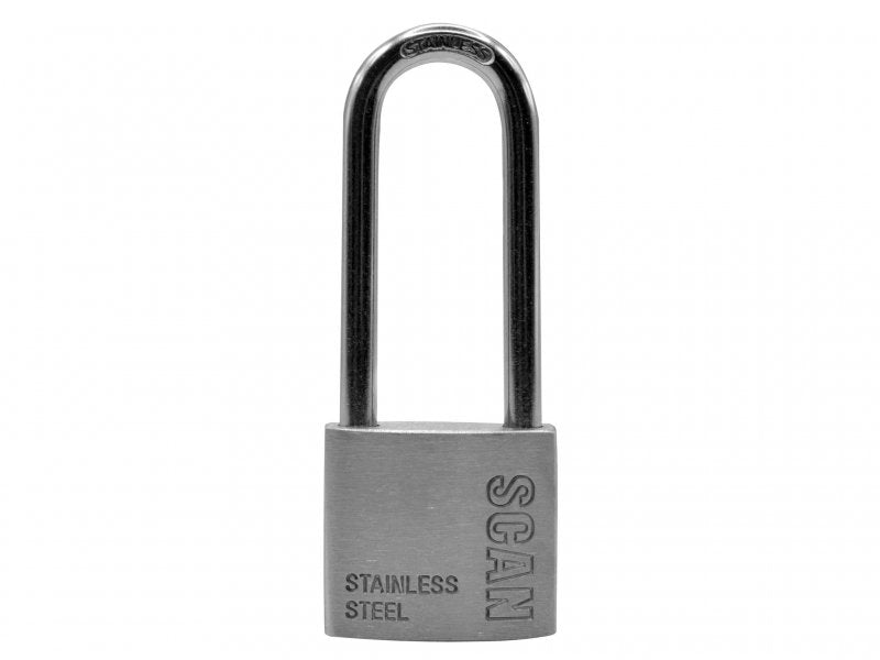 Scan Stainless Steel Padlock 38mm Long Shackle Main Image