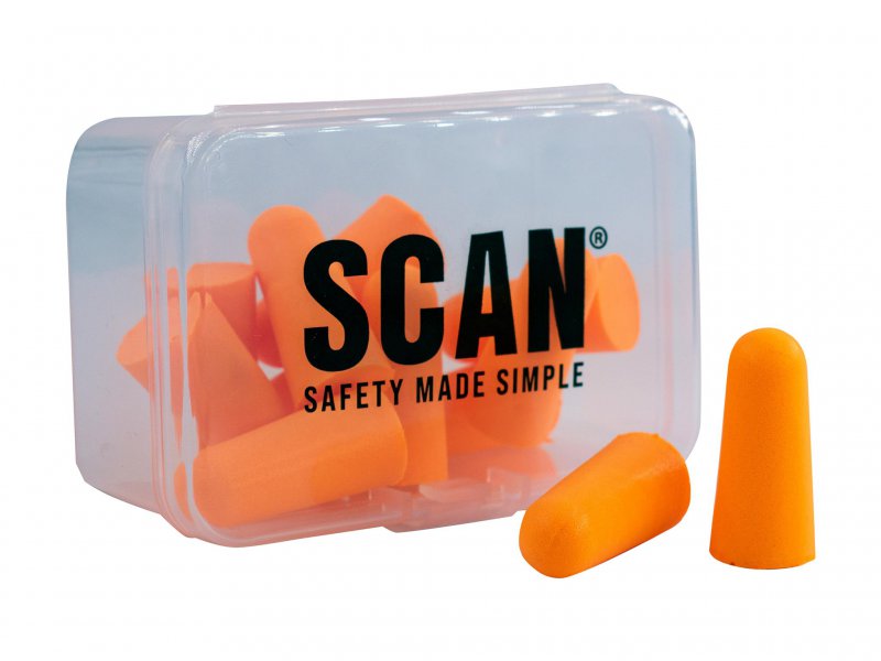 Scan Tapered Foam Earplugs (6 Pairs) SNR29 Main Image