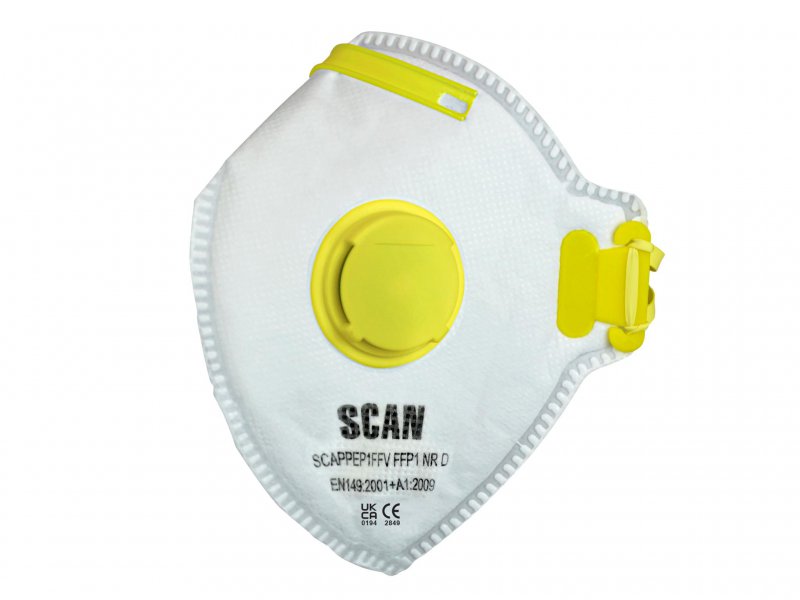 Scan Fold Flat Valved Disposable Mask FFP1 (Pack of 20) Main Image