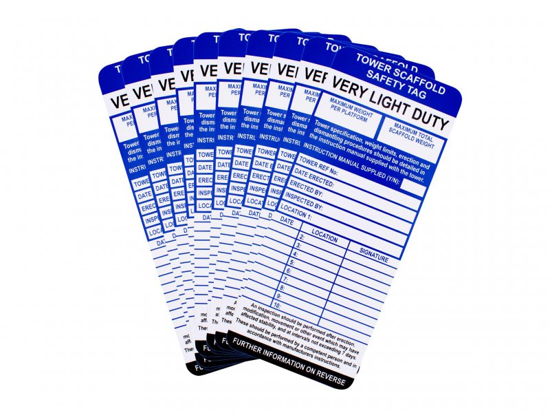 Scan Tower Tag Inserts Pack Of 10 Main Image