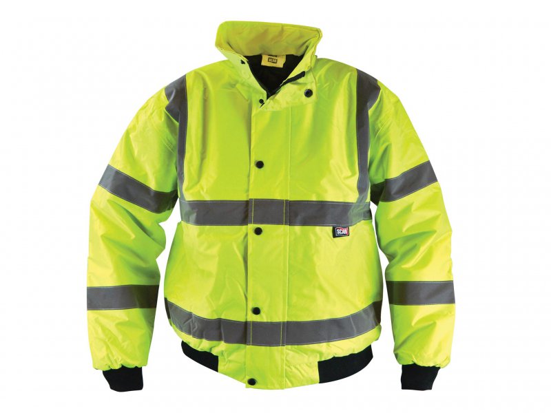 Scan Hi-Vis Bomber Jacket Yellow - XXL (52in) Main Image